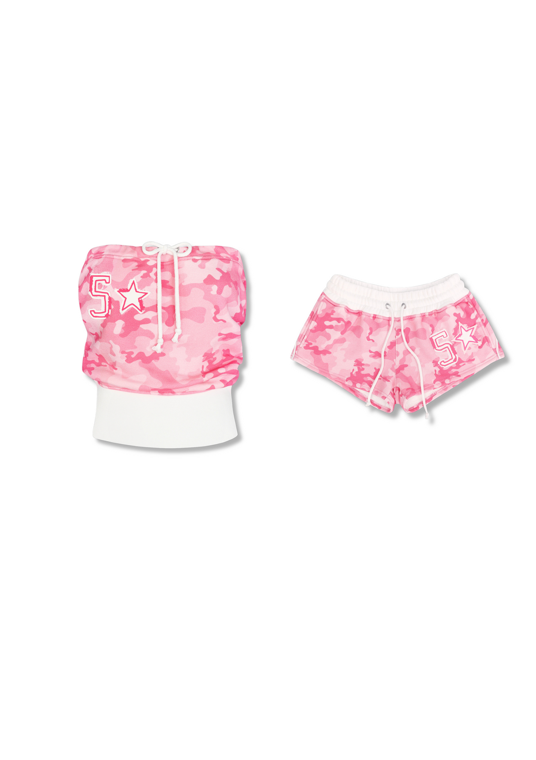 Viral cropped tracksuit short