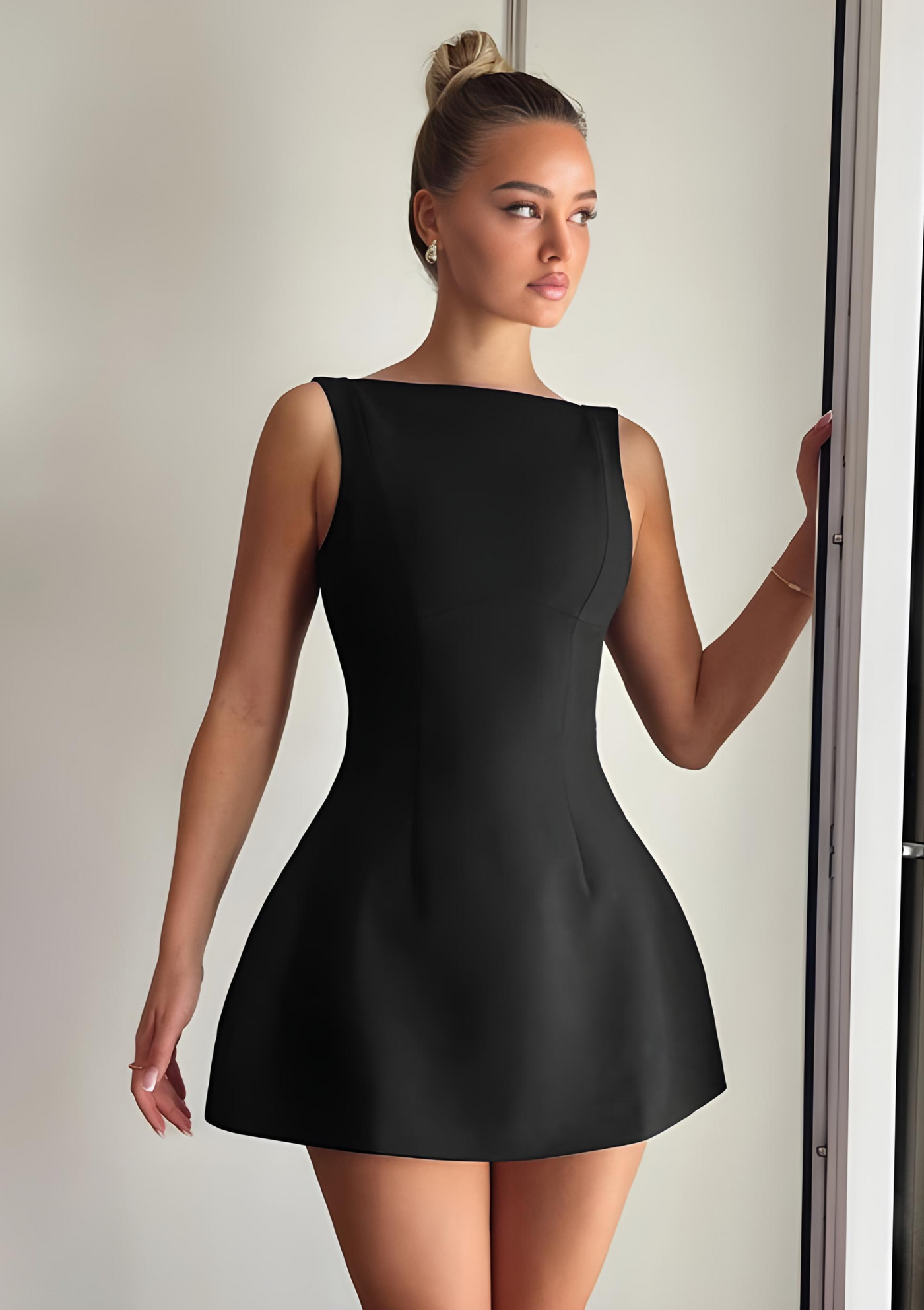 BASIC SLICK DRESS