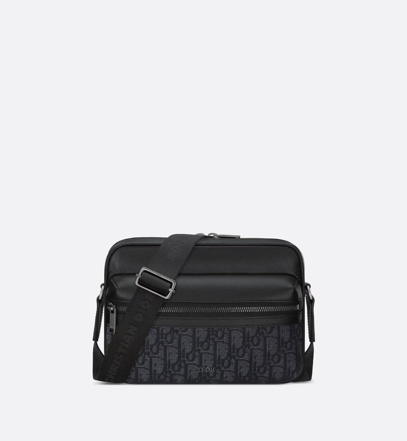 Pouch with zipper and strap