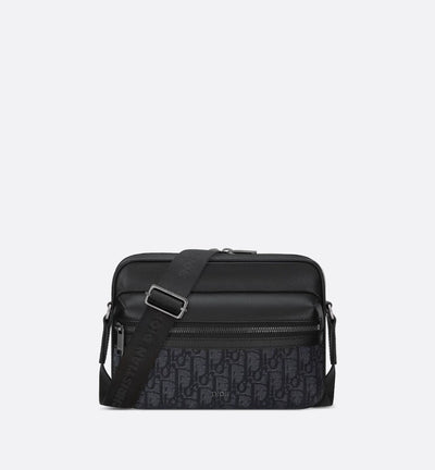 Pouch with zipper and strap