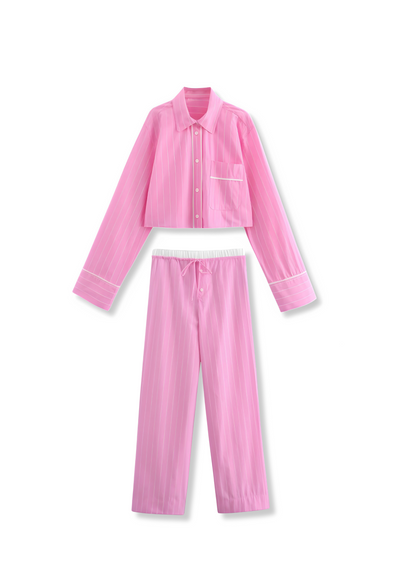 Pink blouse set