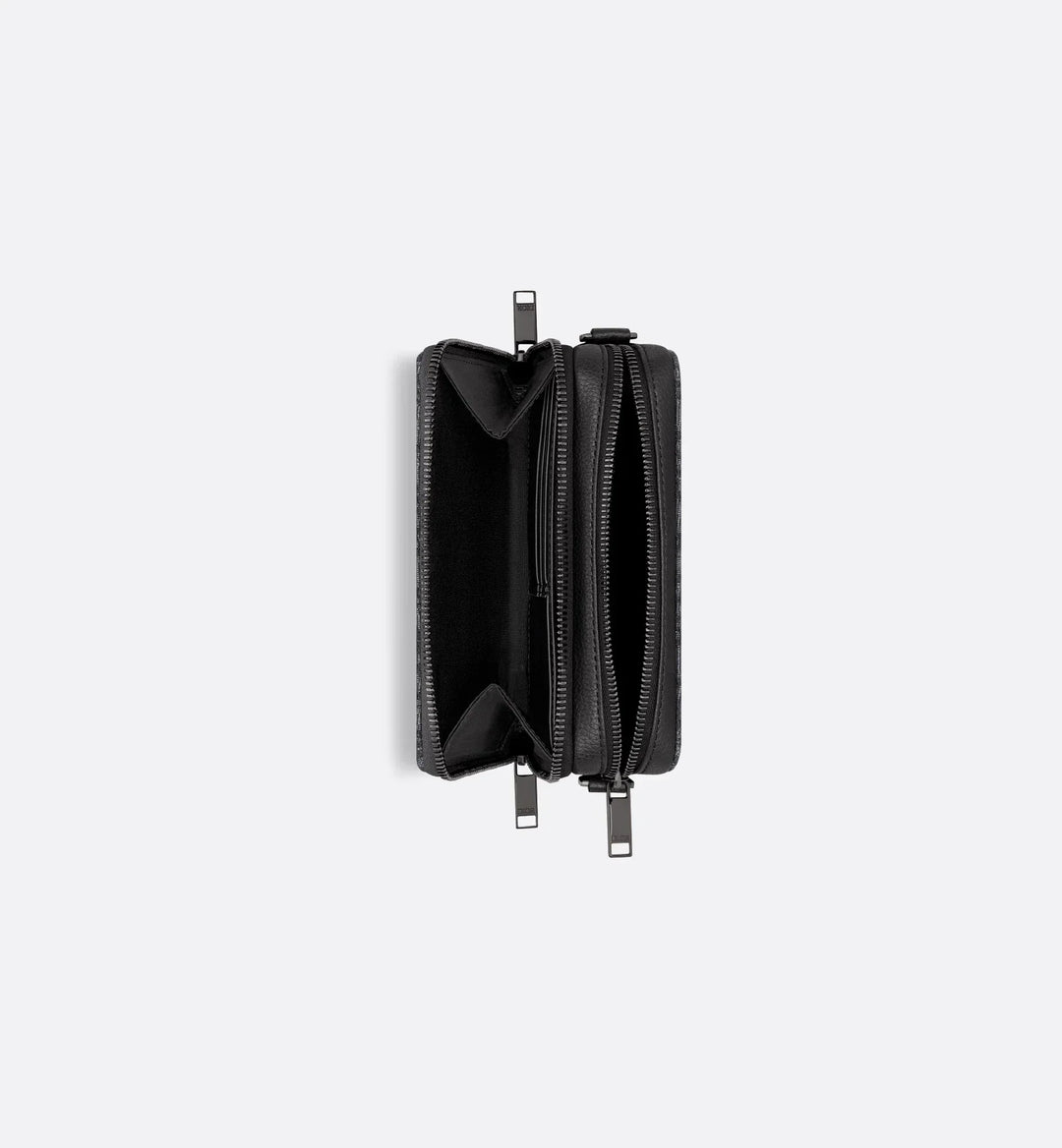 Pouch with zipper and strap