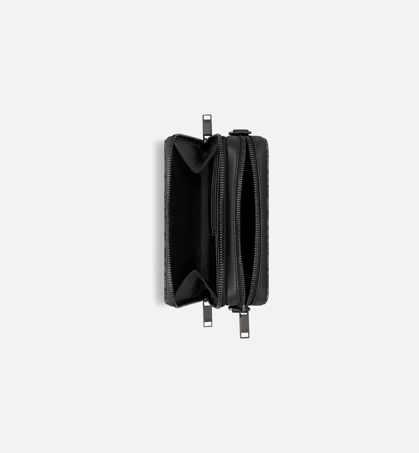 Pouch with zipper and strap