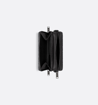Pouch with zipper and strap