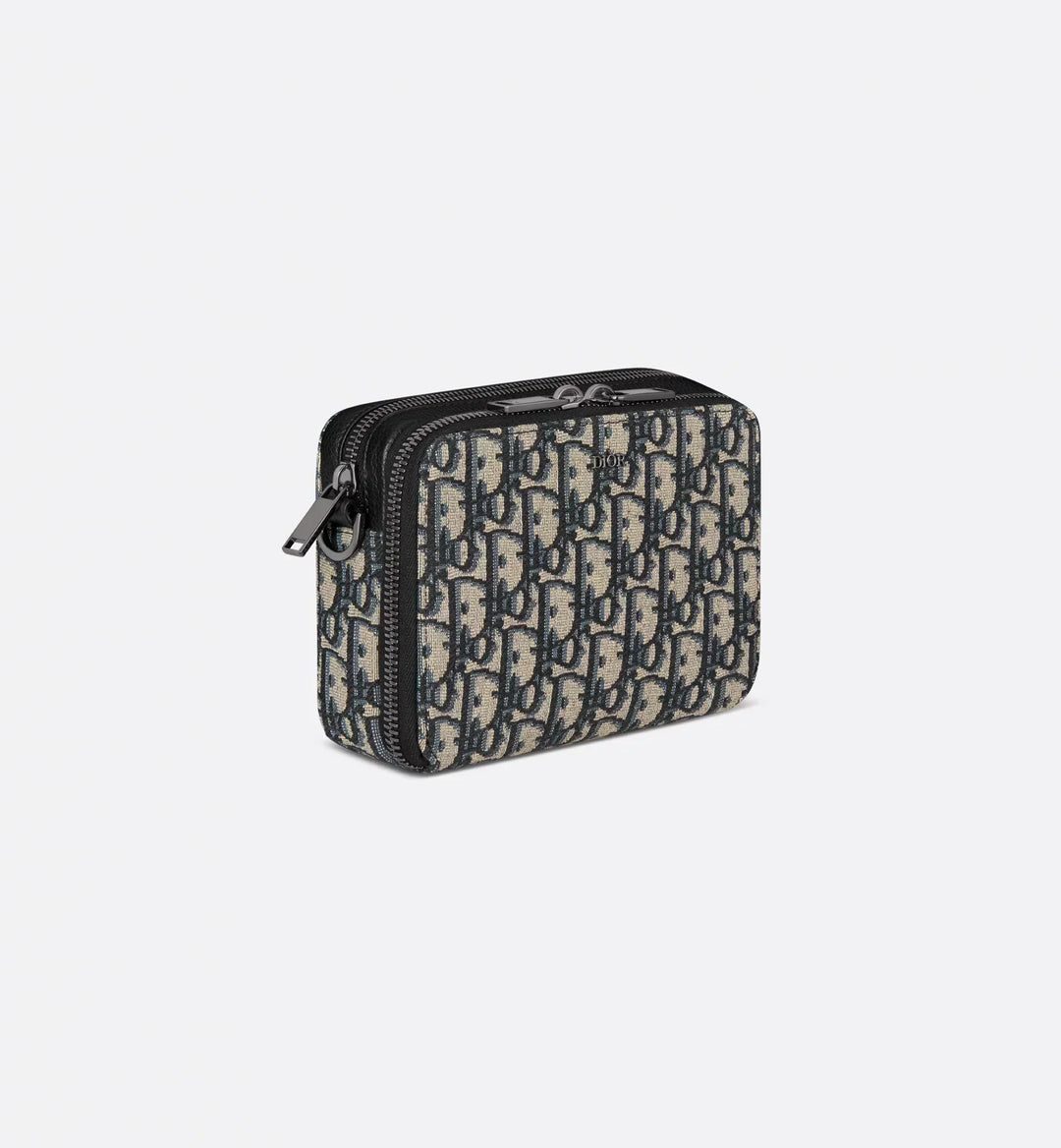 Pouch with zipper and strap