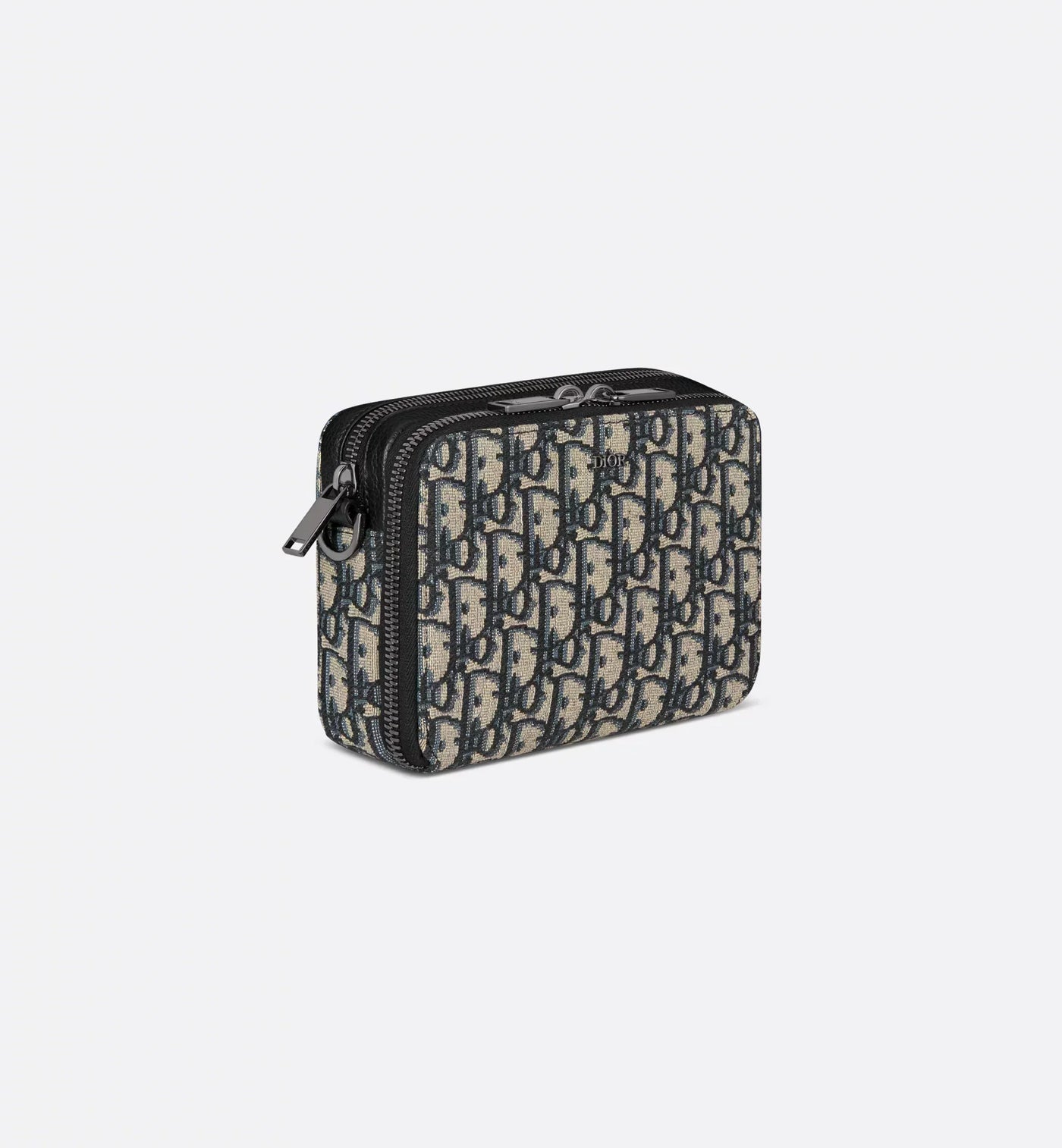 Pouch with zipper and strap