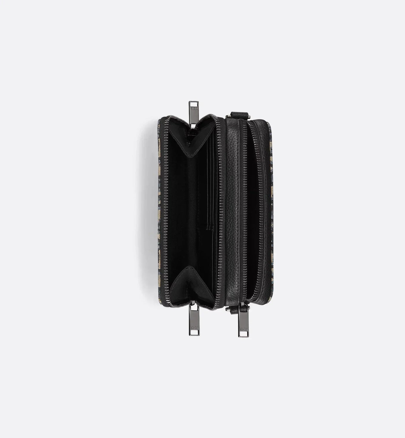 Pouch with zipper and strap