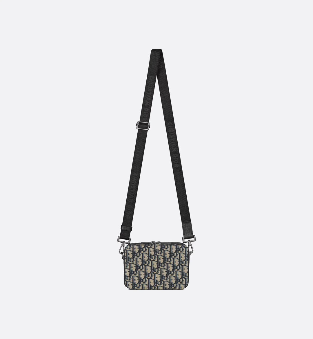 Pouch with zipper and strap
