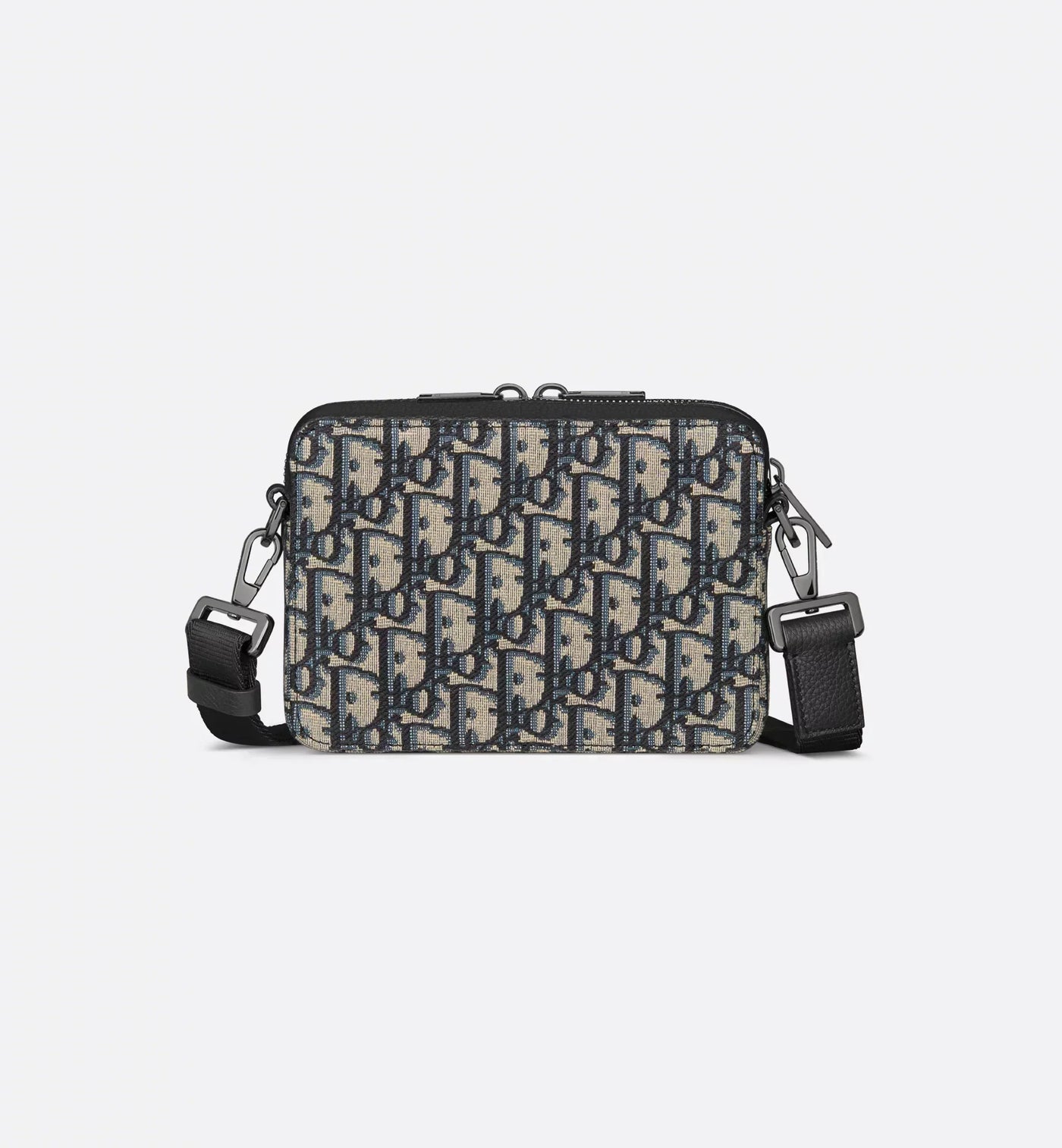 Pouch with zipper and strap