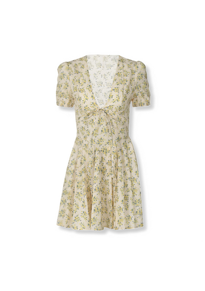 FLOWER PATTERN DRESS