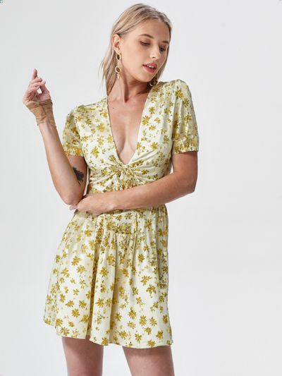 FLOWER PATTERN DRESS