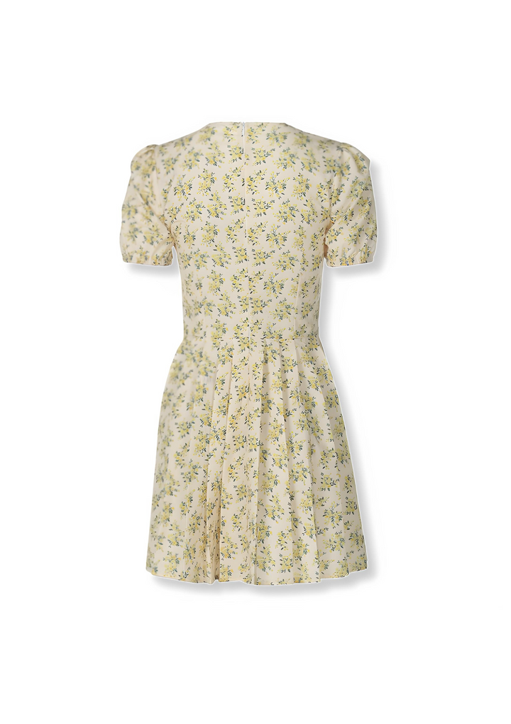 FLOWER PATTERN DRESS