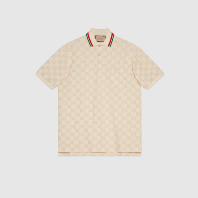 Beige polo shirt
