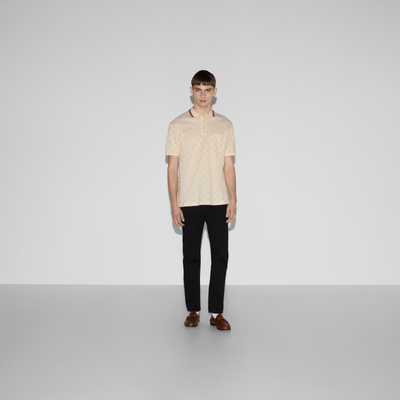 Beige polo shirt