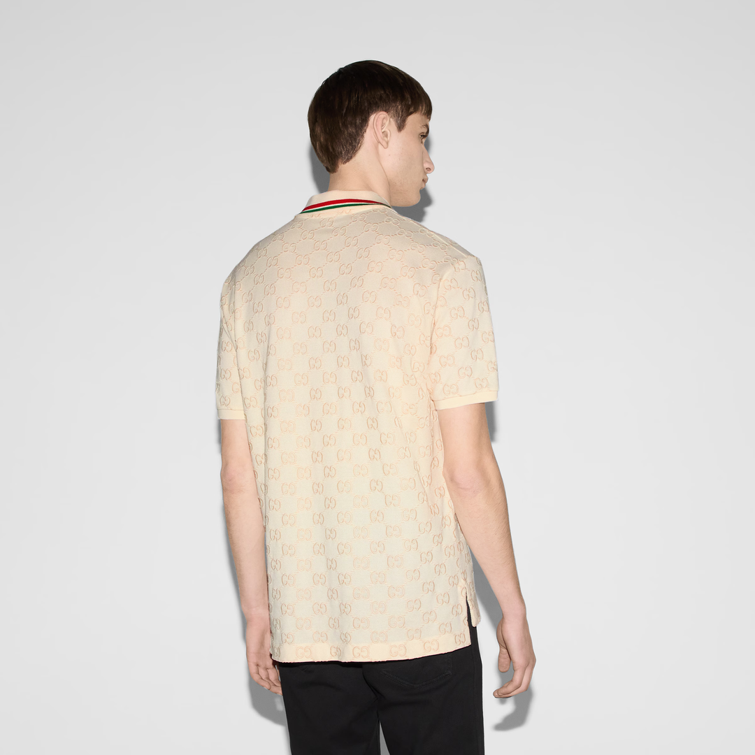 Beige polo shirt