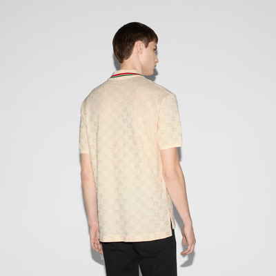 Beige polo shirt