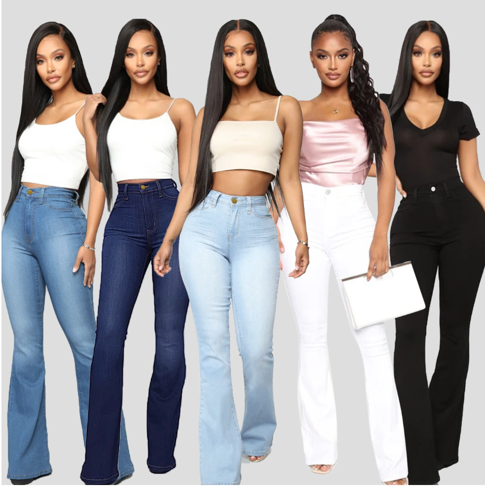 Classic denim trousers