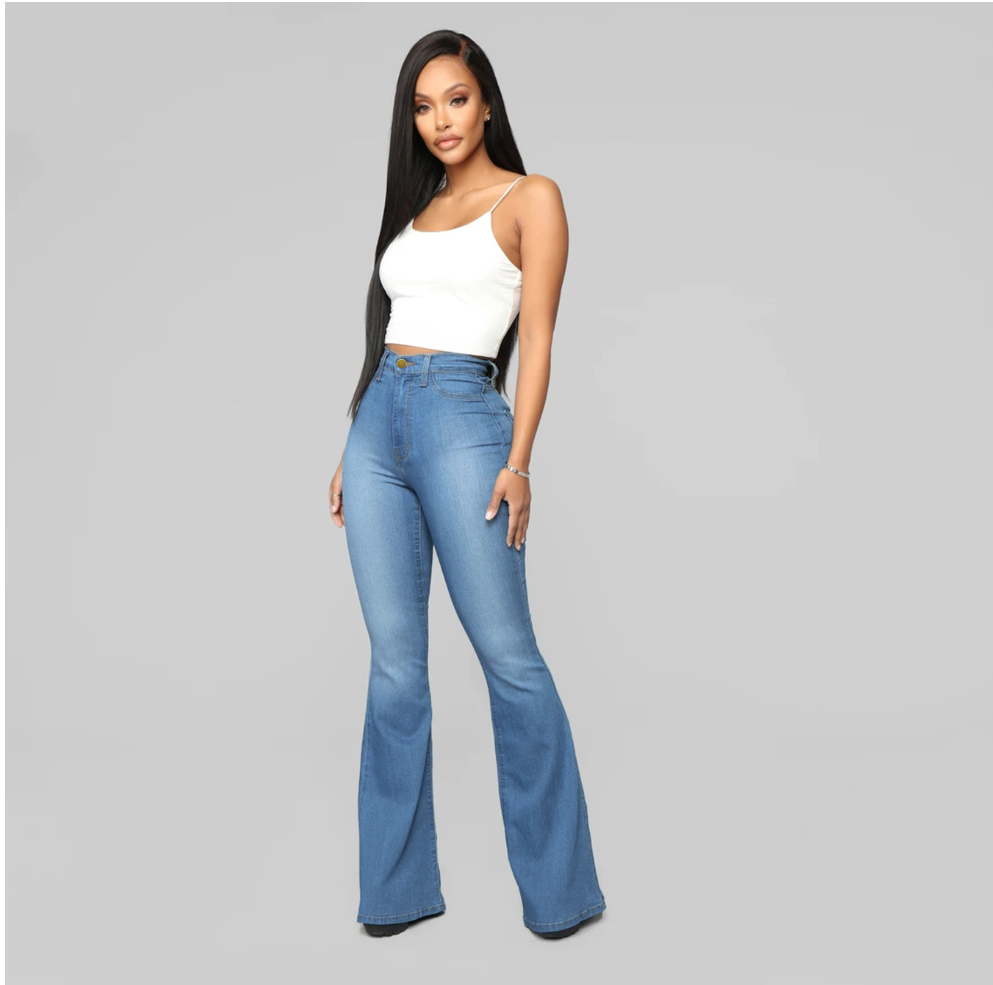 Classic denim trousers