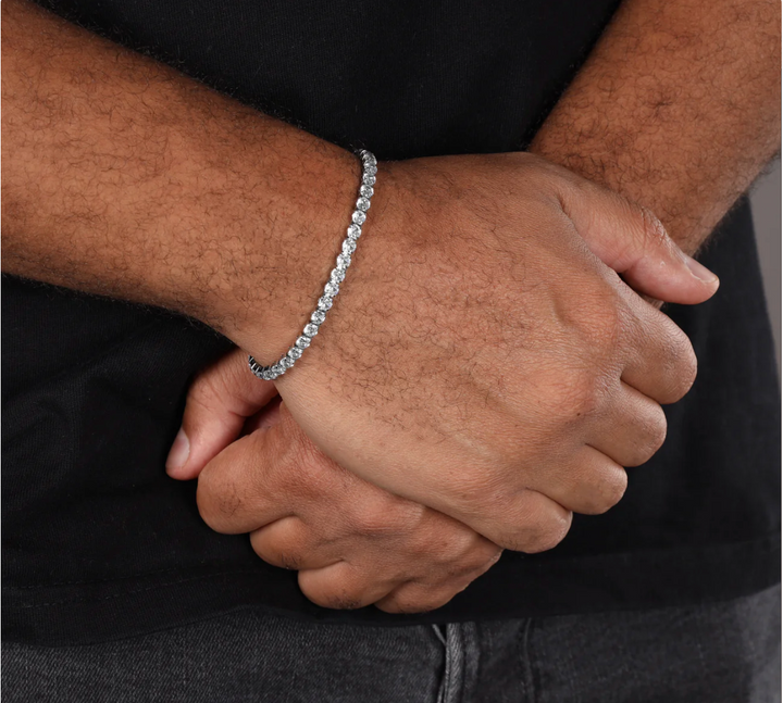 Tennis chain bracelet (4 mm wide)