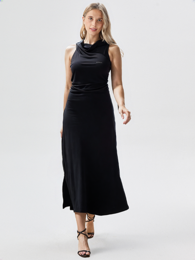 DRAPED DRESS
