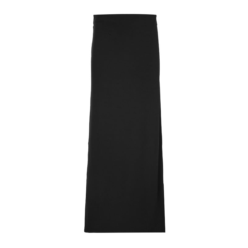 High waist maxi skirt