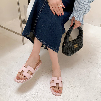 Elegant H-slide sandal