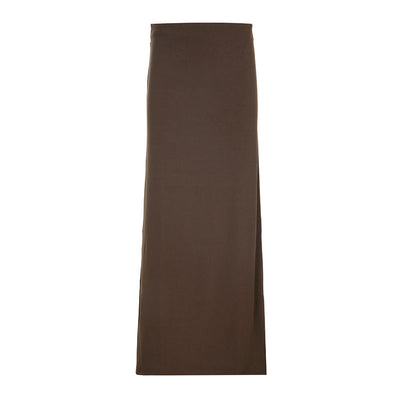 High waist maxi skirt