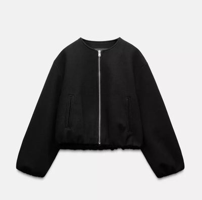 Virale Cropped Bomberjacke