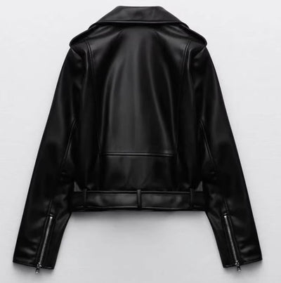 Virale Lederjacke