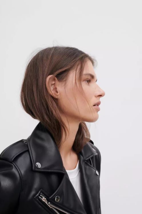 Virale Lederjacke