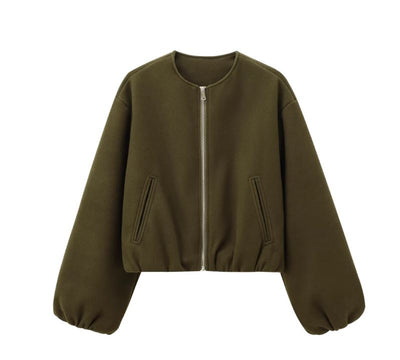 Virale Cropped Bomberjacke